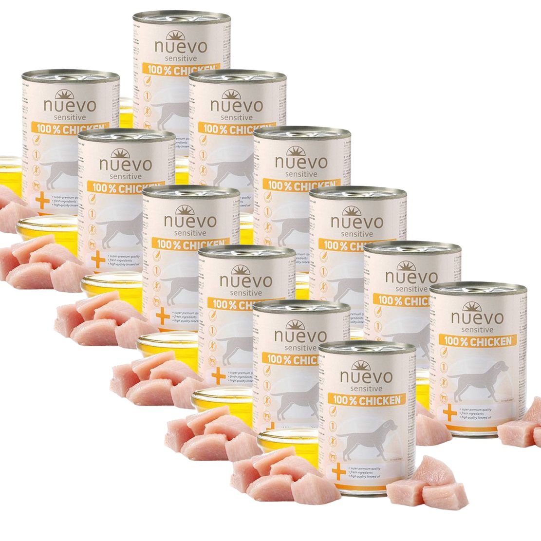 NUEVO Dog Sensitive CHICKEN 12 x 400 g