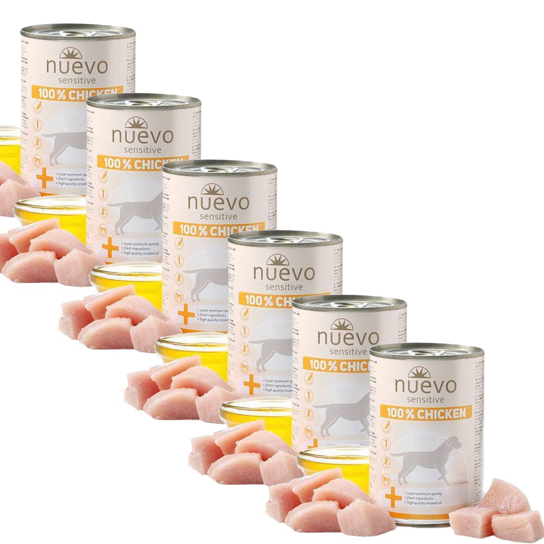 NUEVO Dog Sensitive CHICKEN 6 x 400 g