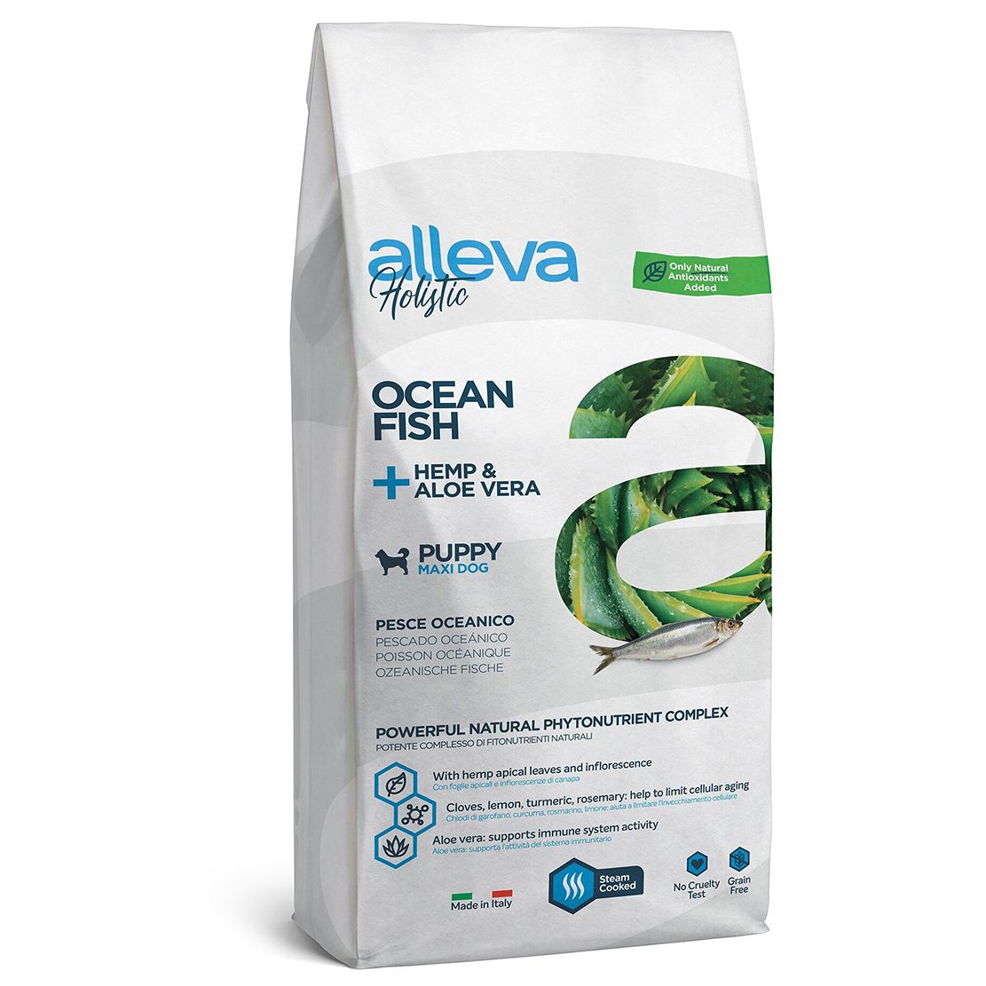 Alleva HOLISTIC dog ocean fish puppy maxi 12 kg