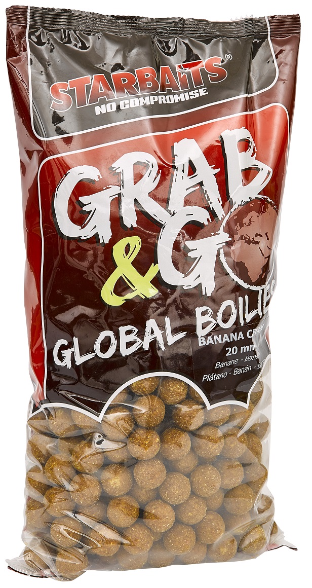 Starbaits GLOBAL boile BANANA CREAM 20mm/2,5kg