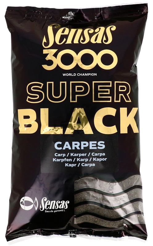 Sensas 3000 Super Black 1kg Carpes