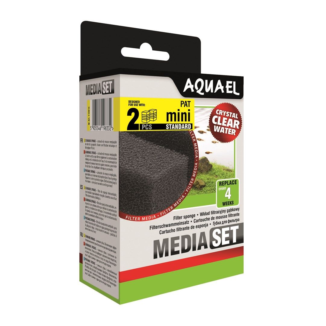 Filtracijska umetnost AQUAEL PAT MINI 20 PPI - 2 kom