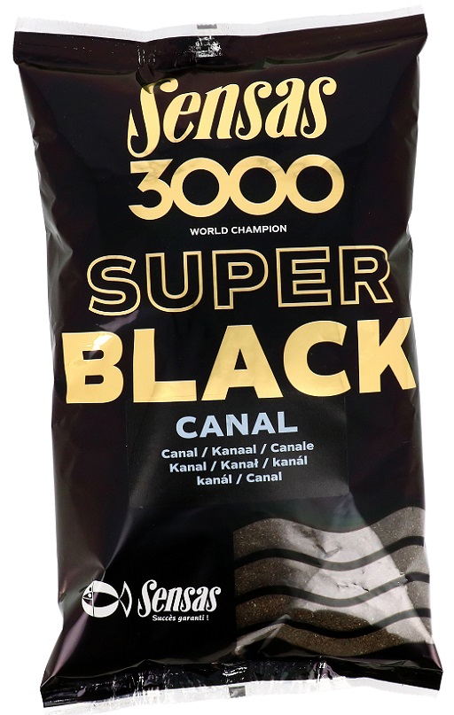 Sensas 3000 Super Black 1kg Canal
