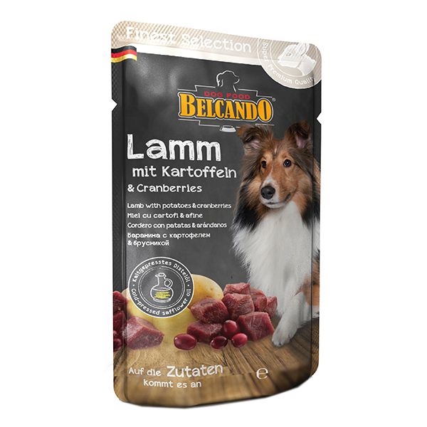 BELCANDO Janjetina s krumpirom i brusnicama - vrećica 300g