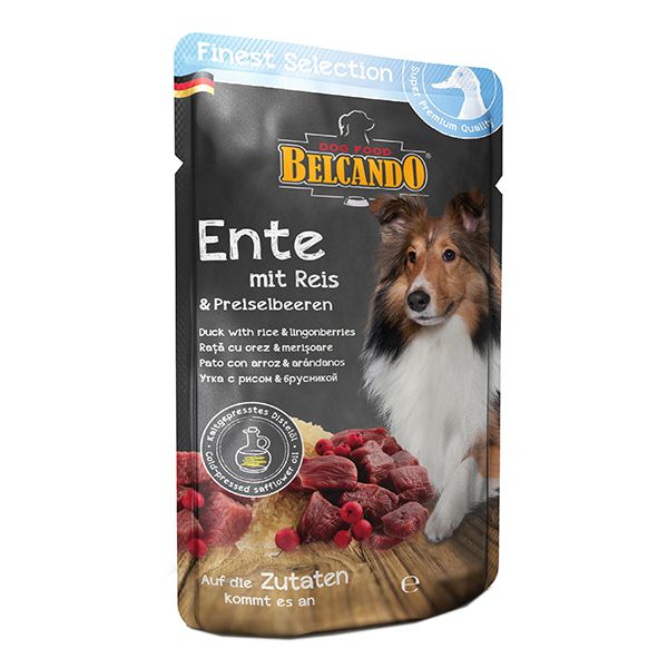 BELCANDO Patka s rižom i brusnicama - vrećica 300g