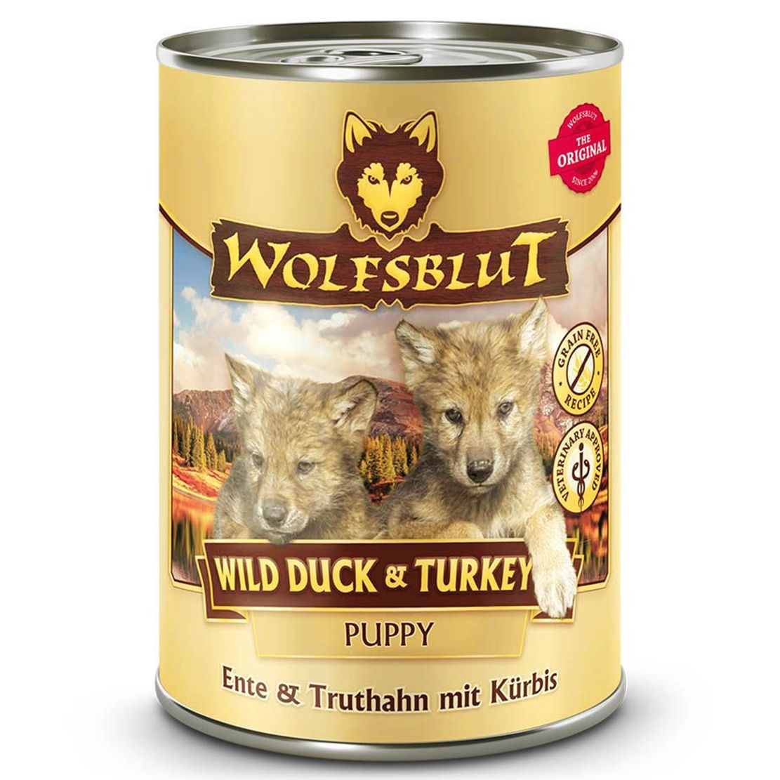 Konzerva Wolfsblut Wild Duck & Turkey Puppy 395 g