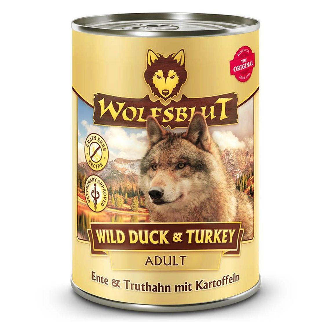 Konzerva Wolfsblut Wild Duck & Turkey 395 g