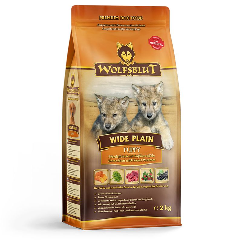 WOLFSBLUT Wide Plain Puppy 2 kg