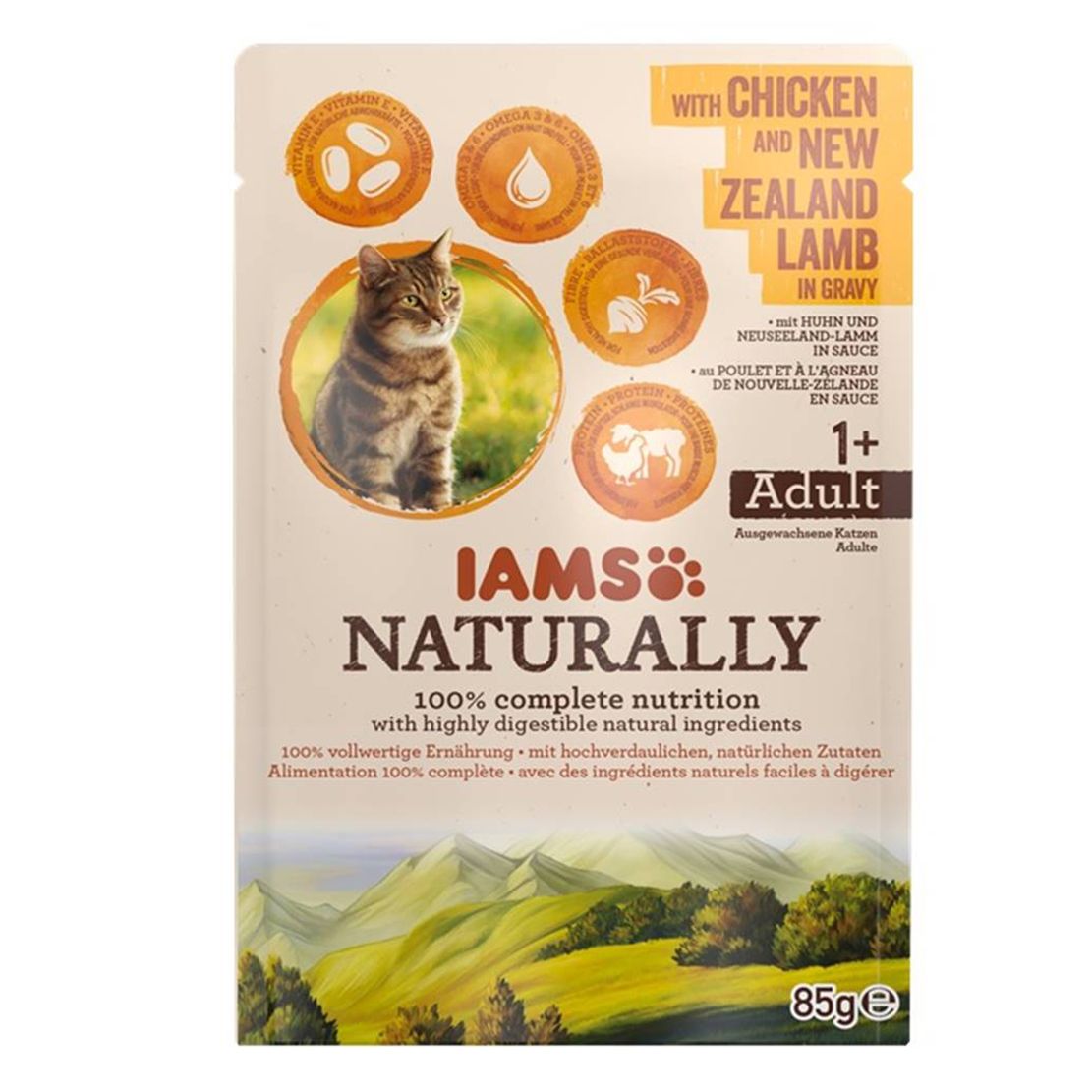 IAMS Naturally Chicken & Lamb 85 g
