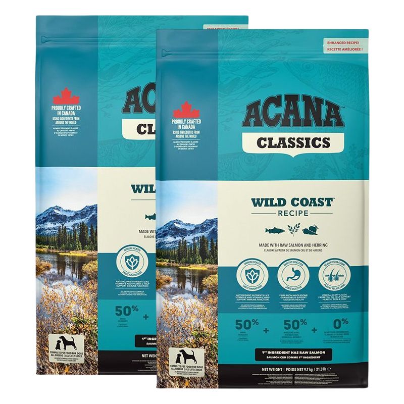 ACANA Classics Wild Coast Recipe 2 x 9,7kg