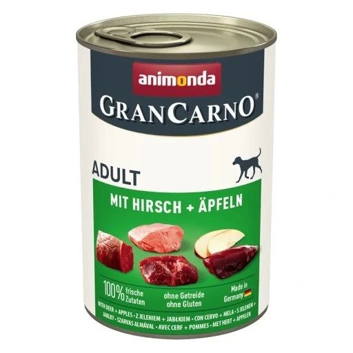 Animonda GranCarno Fleisch Adult jelen + jabuke - 400 g