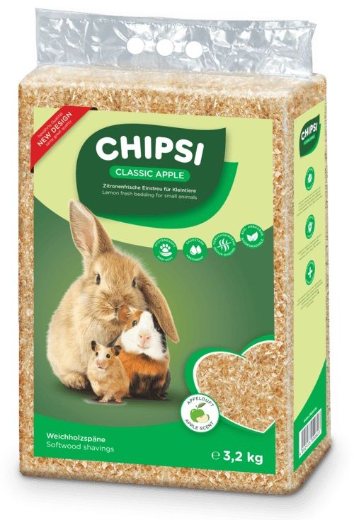 CHIPSI PLUS ZELENA JABUKA strugotine za glodavce Jabuka - 60 L