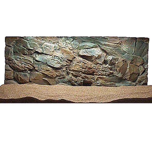 3D Pozadina za akvarij 100x60 cm - STIJENA