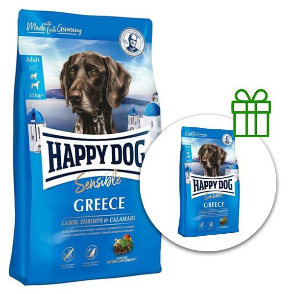 Happy Dog Sensible Grčka 11 kg + 3 kg GRATIS