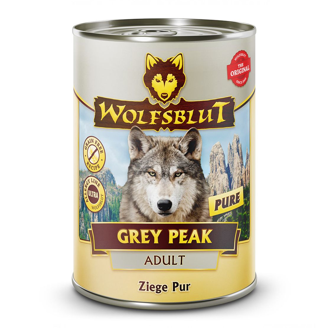 Konzerva WOLFSBLUT Grey Peak Adult Pure 395 g