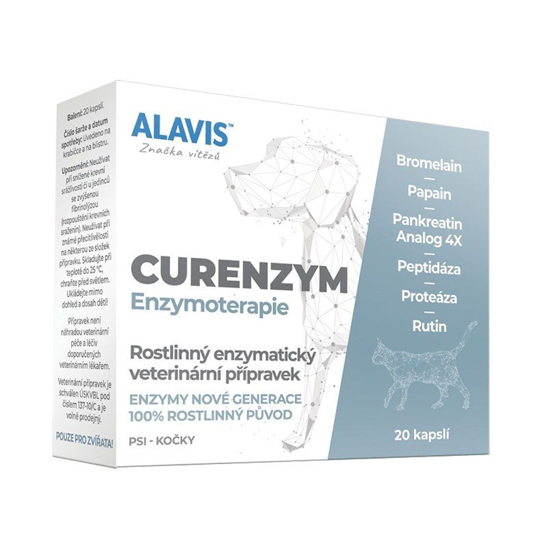 ALAVIS CURENZYM Enzimoterapija 20 tbl.