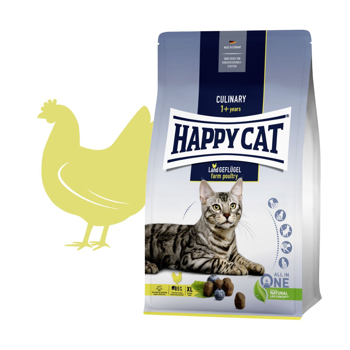 Happy Cat Culinary Land-Piletina 4 kg