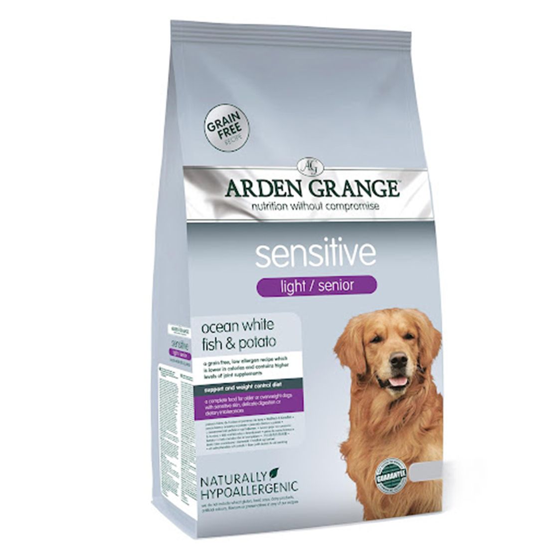 ARDEN GRANGE Sensitive light/senior 12 kg
