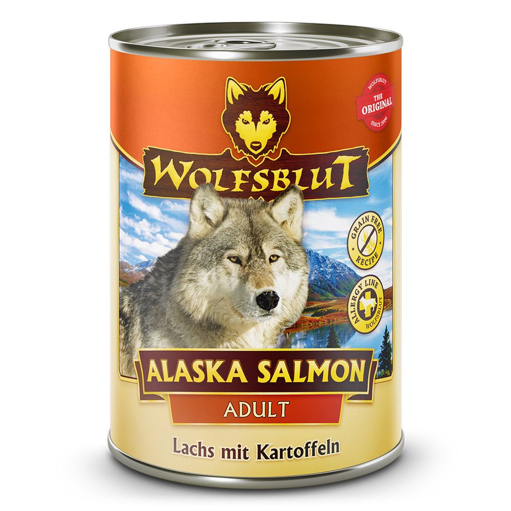 Konzerva WOLFSBLUT Alaska Salmon Adult 395 g
