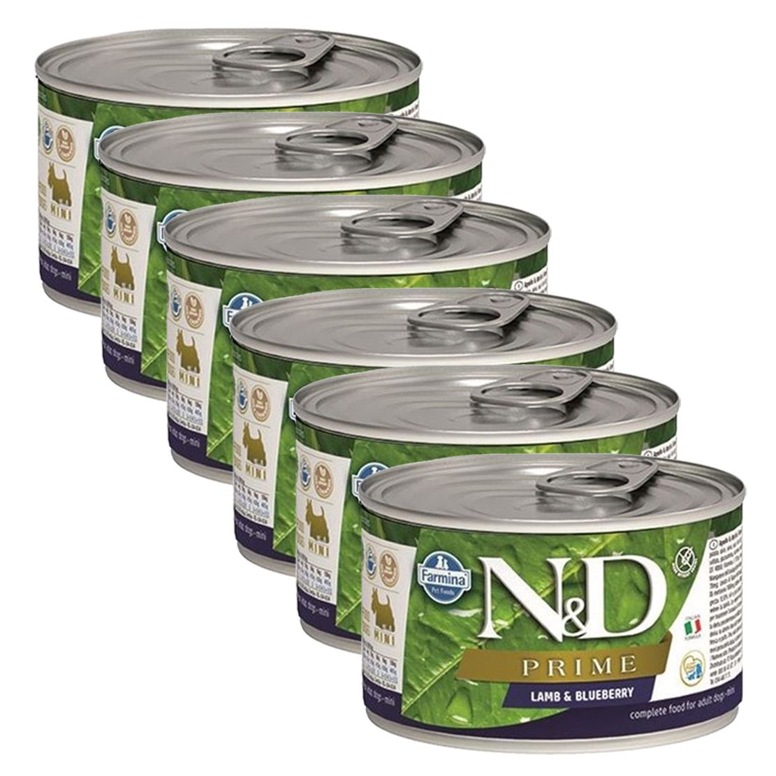 Farmina N&D dog Prime Lamb & Blueberry 6 x 140 g