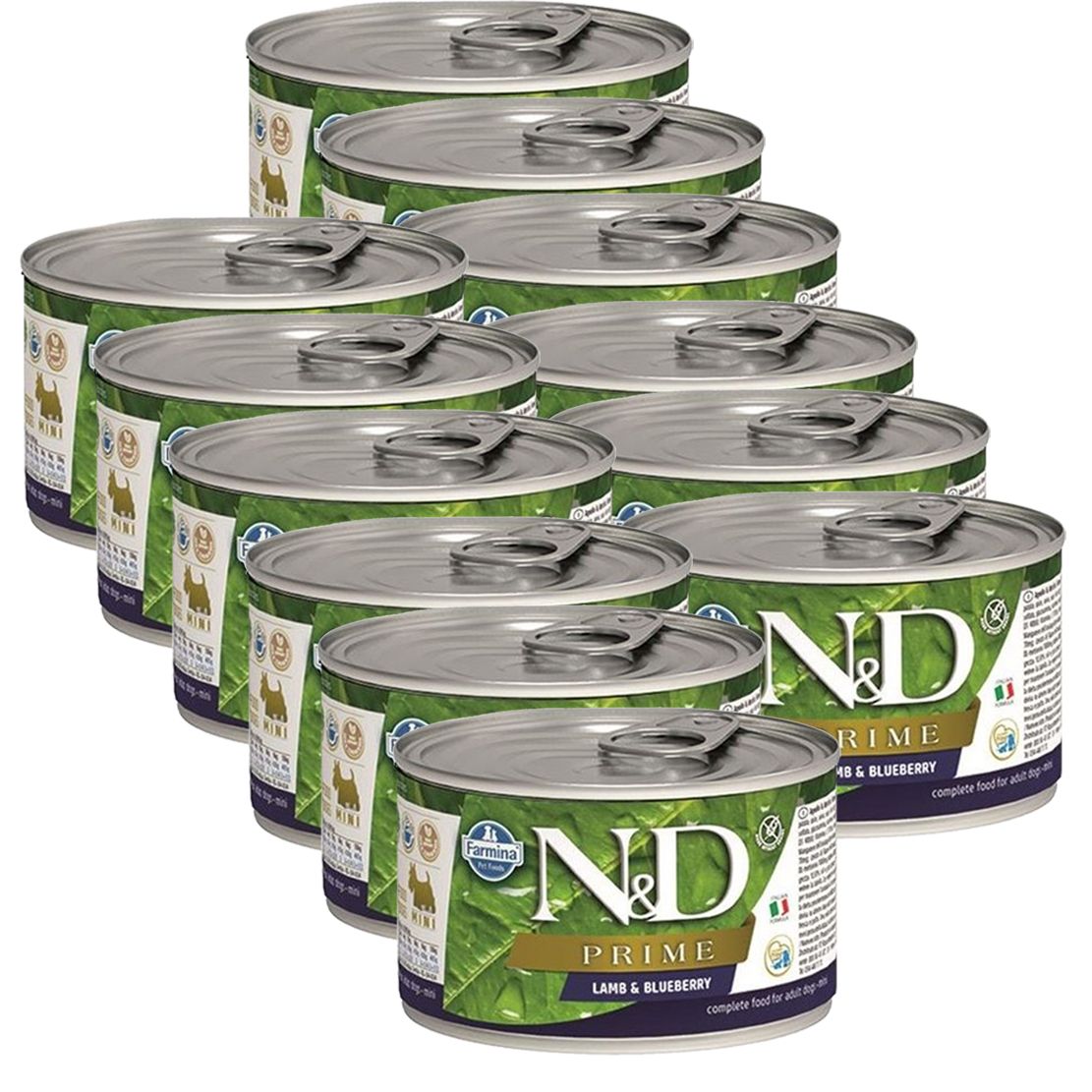 Farmina N&D dog Prime Lamb & Blueberry 12 x 140 g