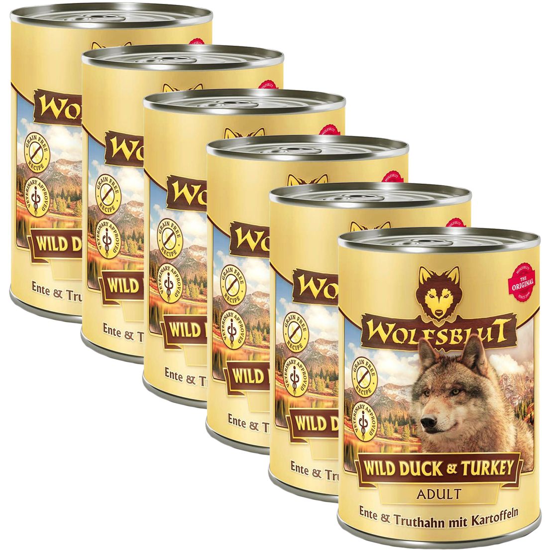 Konzerva Wolfsblut Wild Duck & Turkey 6 x 395 g
