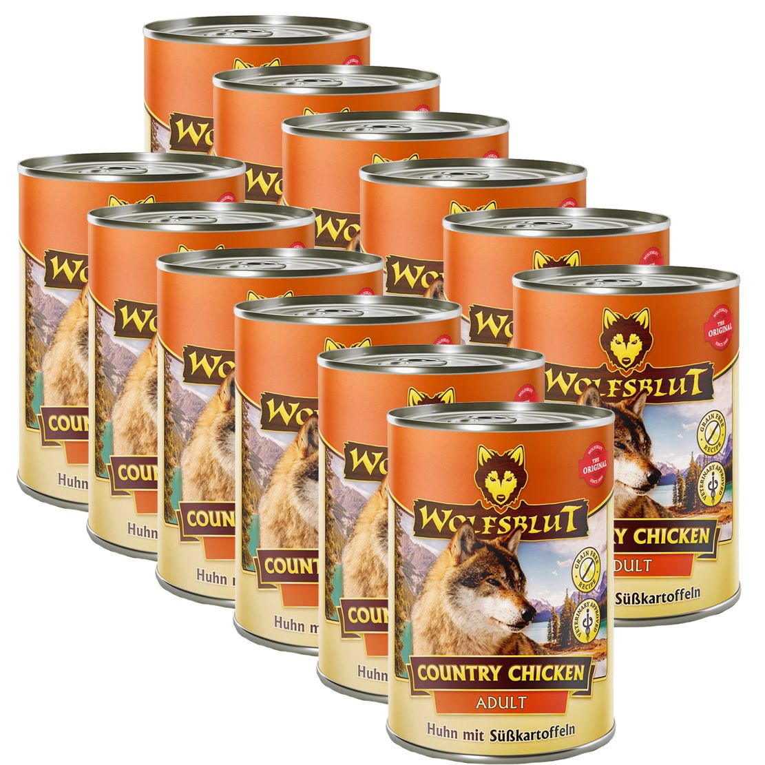 Konzerva Wolfsblut Country Chicken 12 x 395 g