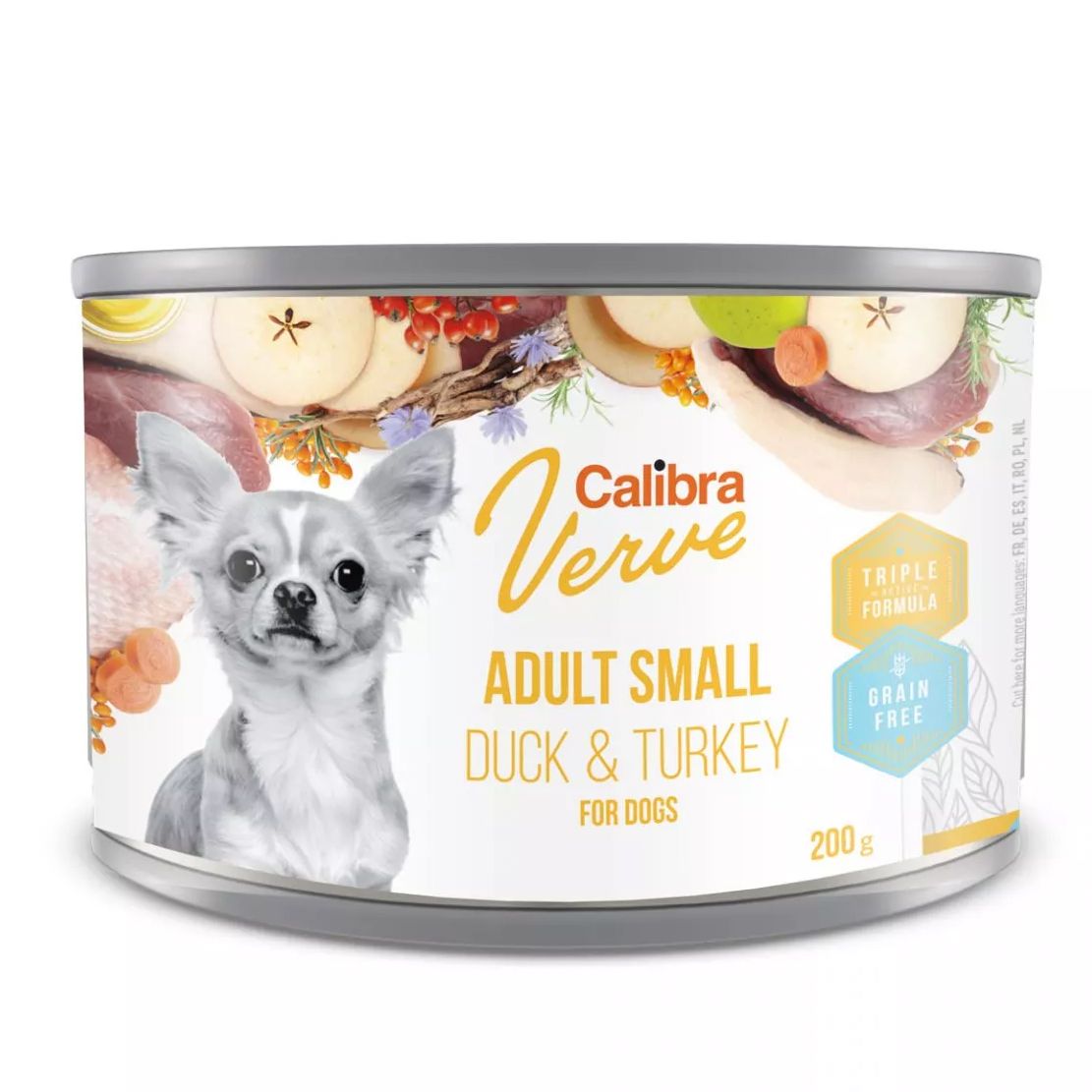 Calibra Dog Verve GF Adult Small Duck & Turkey 200 g