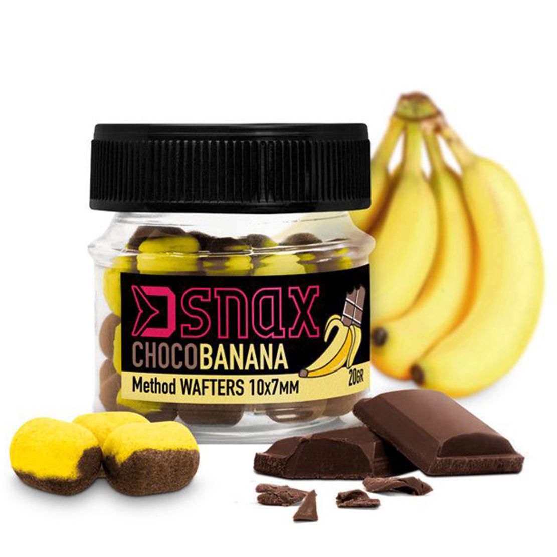 Delphin D SNAX WAFT 10x7mm/20g Chocolate-Banana