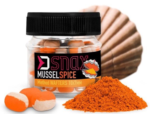 Delphin D SNAX WAFT 10x7mm/20g Mussels-Spices