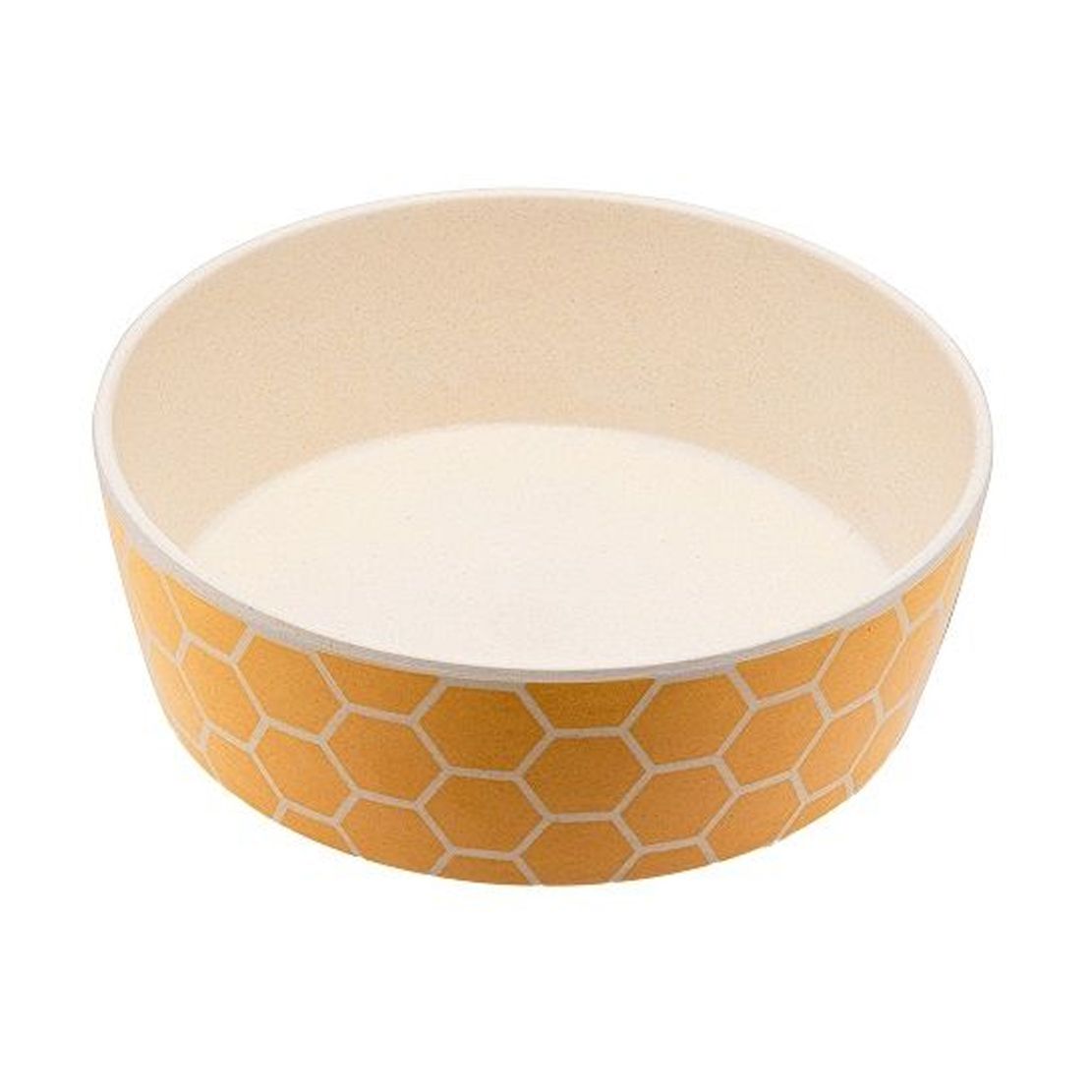 BecoBowl Bambusova zdjela za psa - žuta L 18,5 cm / 1,65 l