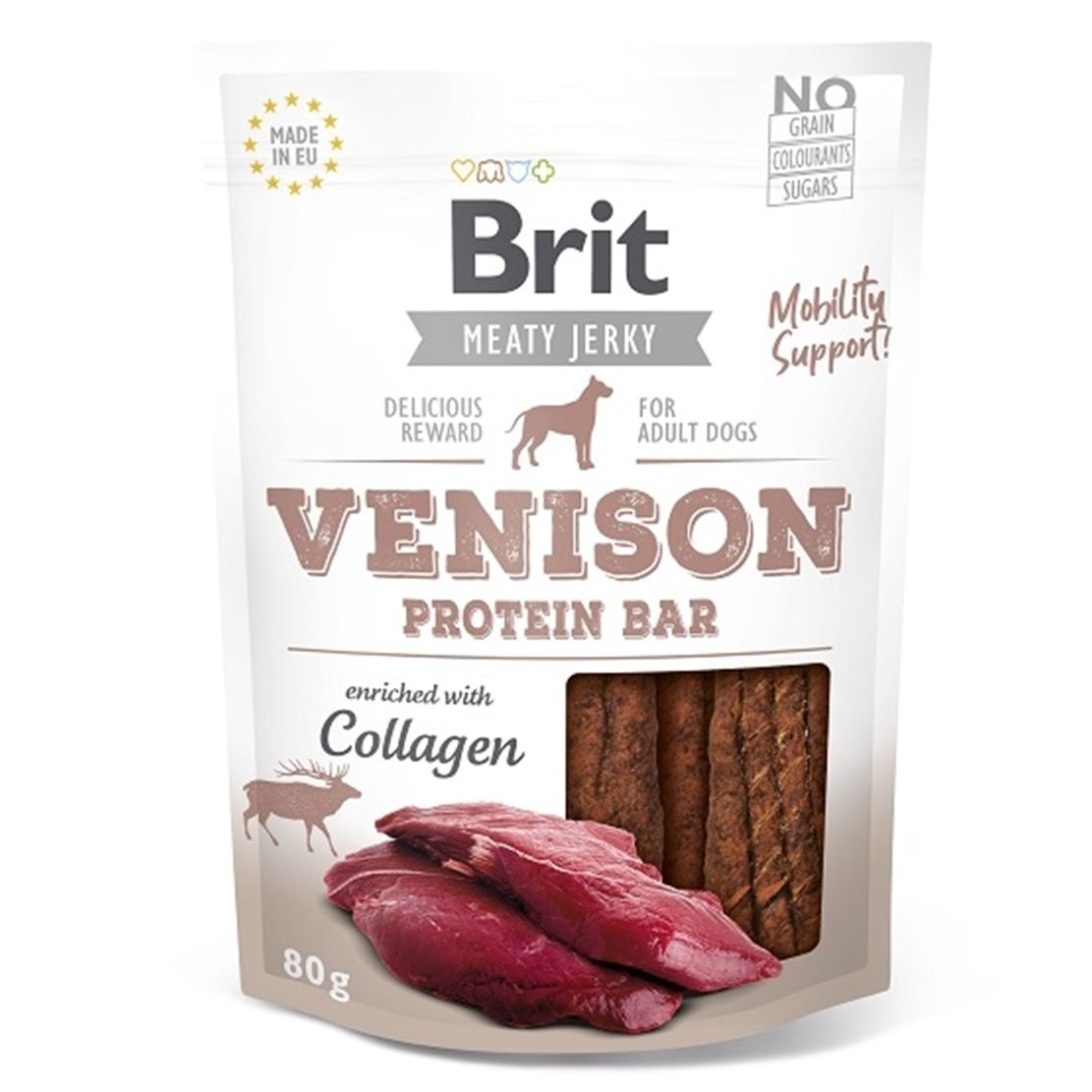 Brit Jerky Protein Bar od Srne 80 g
