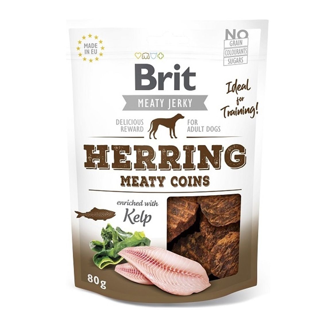 Brit Jerky Herring Meaty Coins 80 g