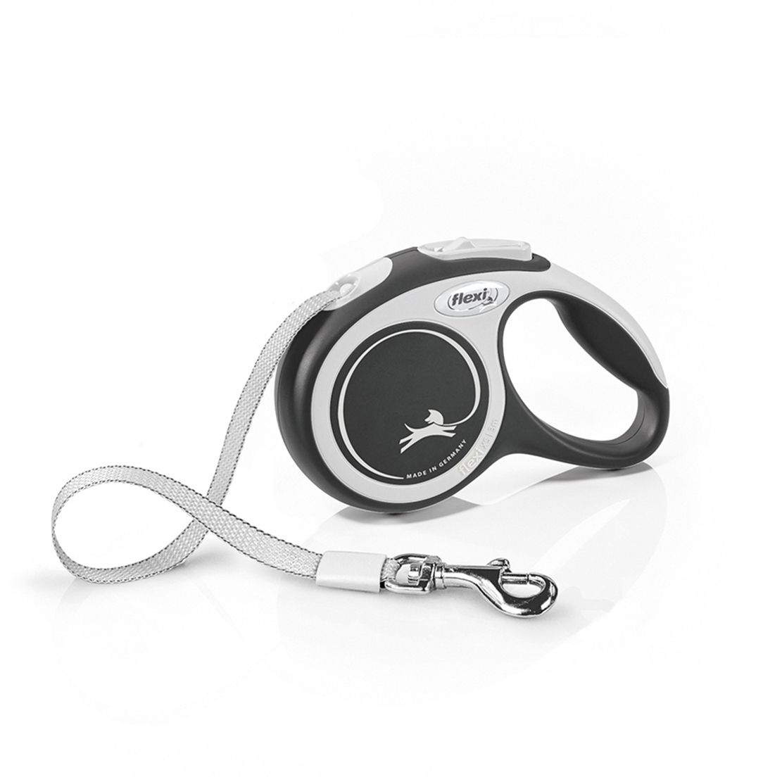 Flexi NEW COMFORT povodac XS do 12kg, 3m trak – crna