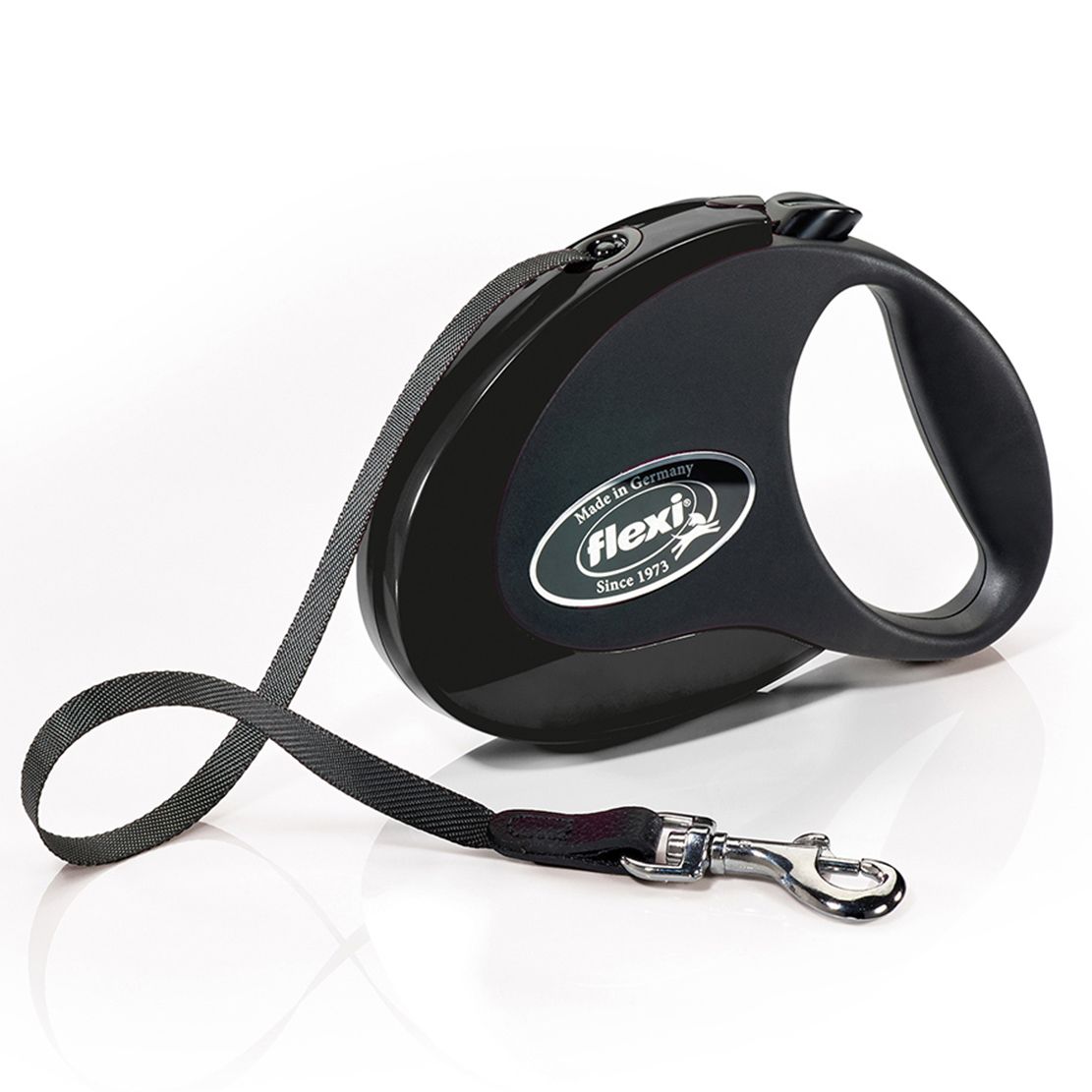 Flexi STYLE povodac M do 25kg, 5m trak – crna