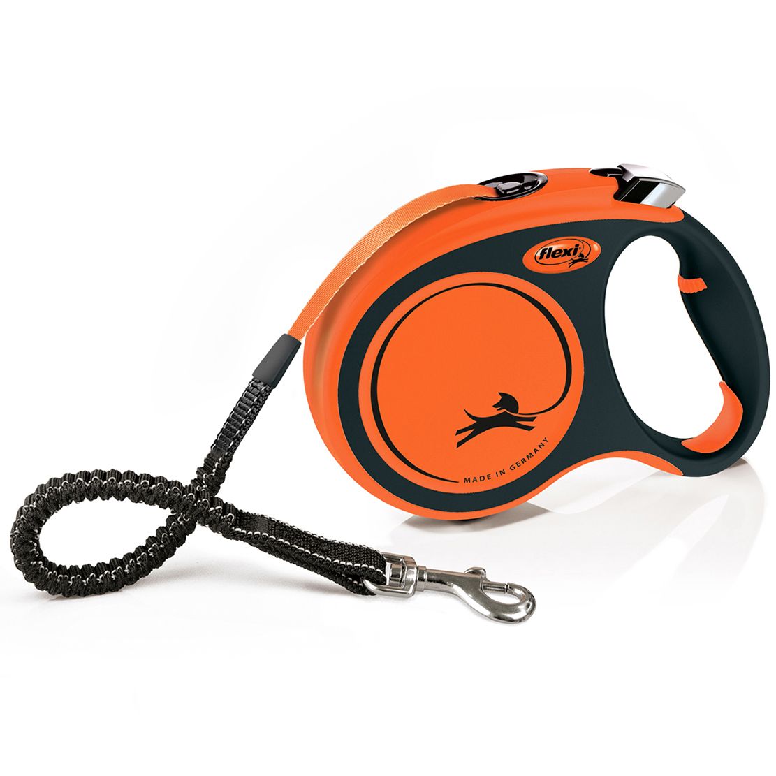 Flexi XTREME povodac L do 65kg, 5m trak – narančasta