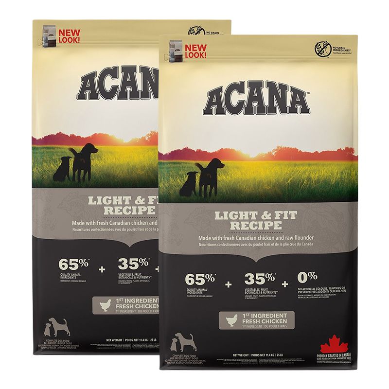 Acana Light & Fit Recipe 2 x 11,4 kg