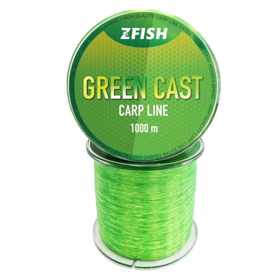 Zfish Flaks Green Cast Carp Line 1000m 0,26 mm