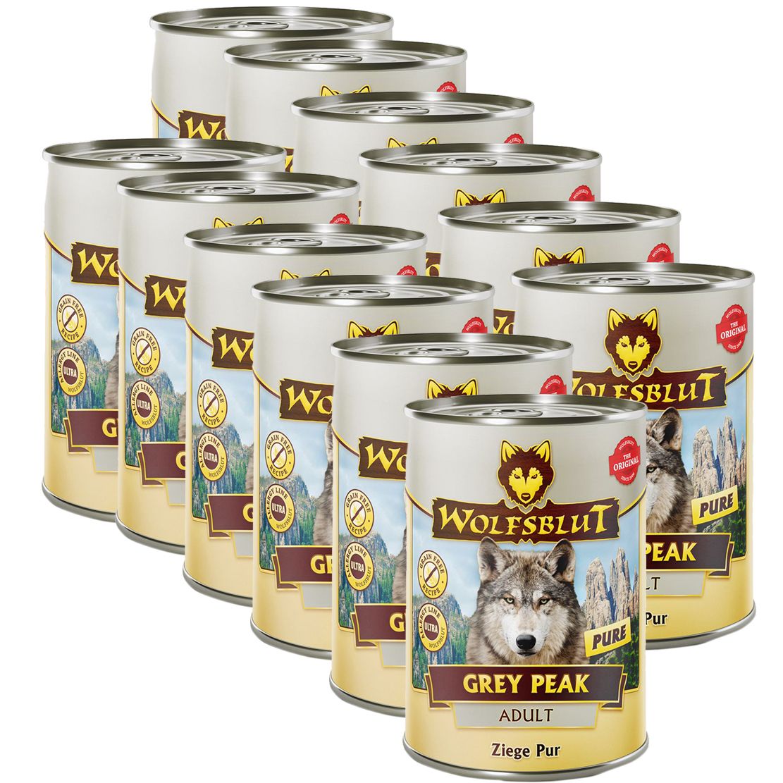 Konzerva WOLFSBLUT Grey Peak Adult Pure 12 x 395 g
