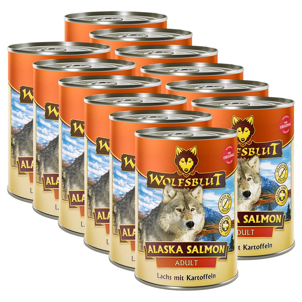 Konzerva WOLFSBLUT Alaska Salmon Adult 12 x 395 g