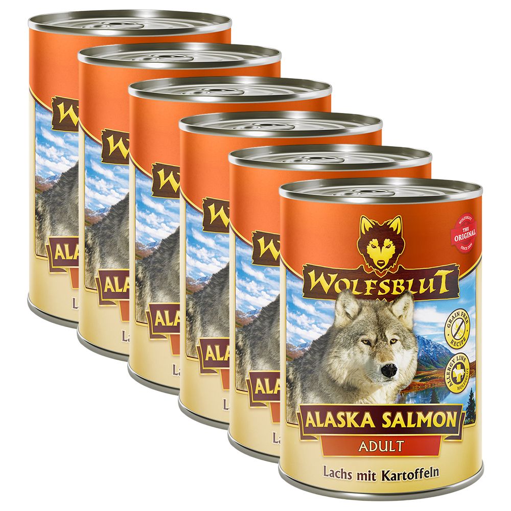 Konzerva WOLFSBLUT Alaska Salmon Adult 6 x 395 g