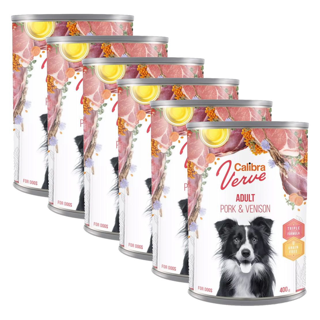 Calibra Dog Verve GF Adult Svinina & Jelenina 6 x 400 g