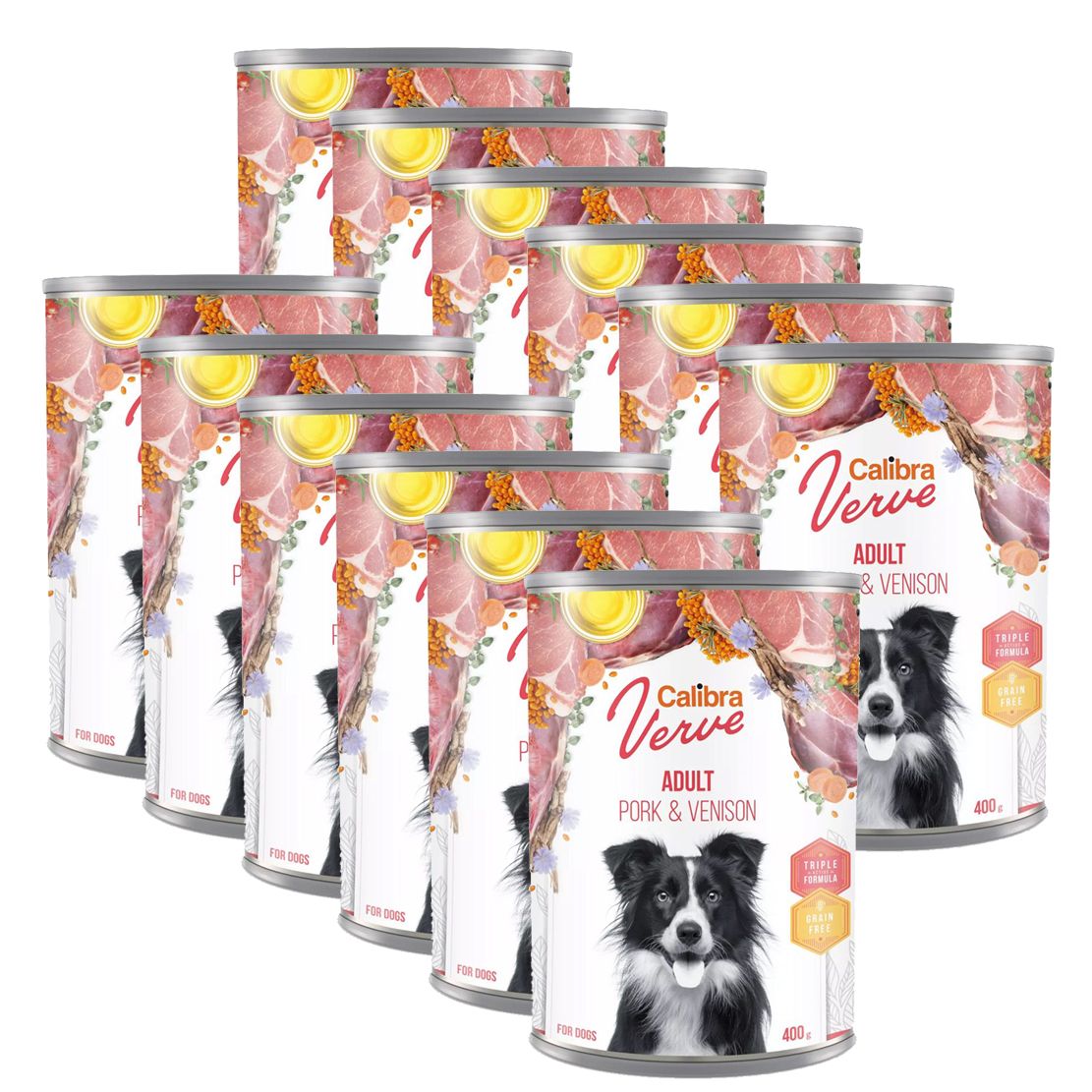 Calibra Dog Verve GF Adult Svinina & Jelenina 12 x 400 g
