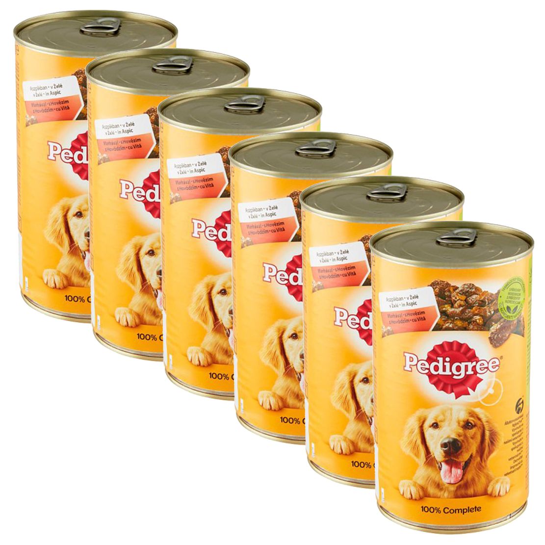 Pedigree konzerva s govedinom u želeu 6 x 1200g