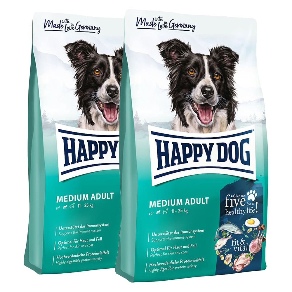 Happy Dog Fit & Vital Medium Adult 2 x 12 kg
