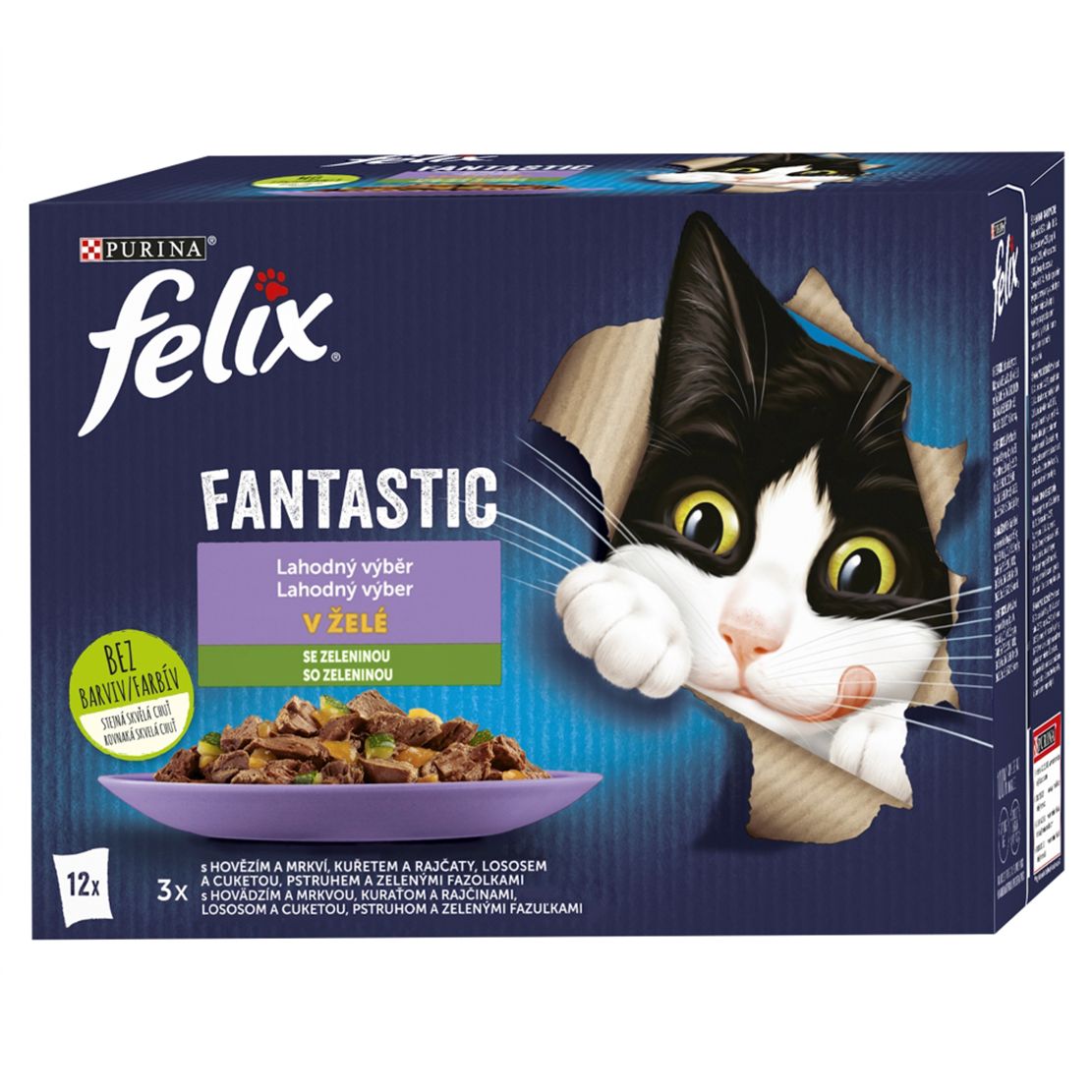 FELIX Fantastic izbor s povrćem 12 x 85 g