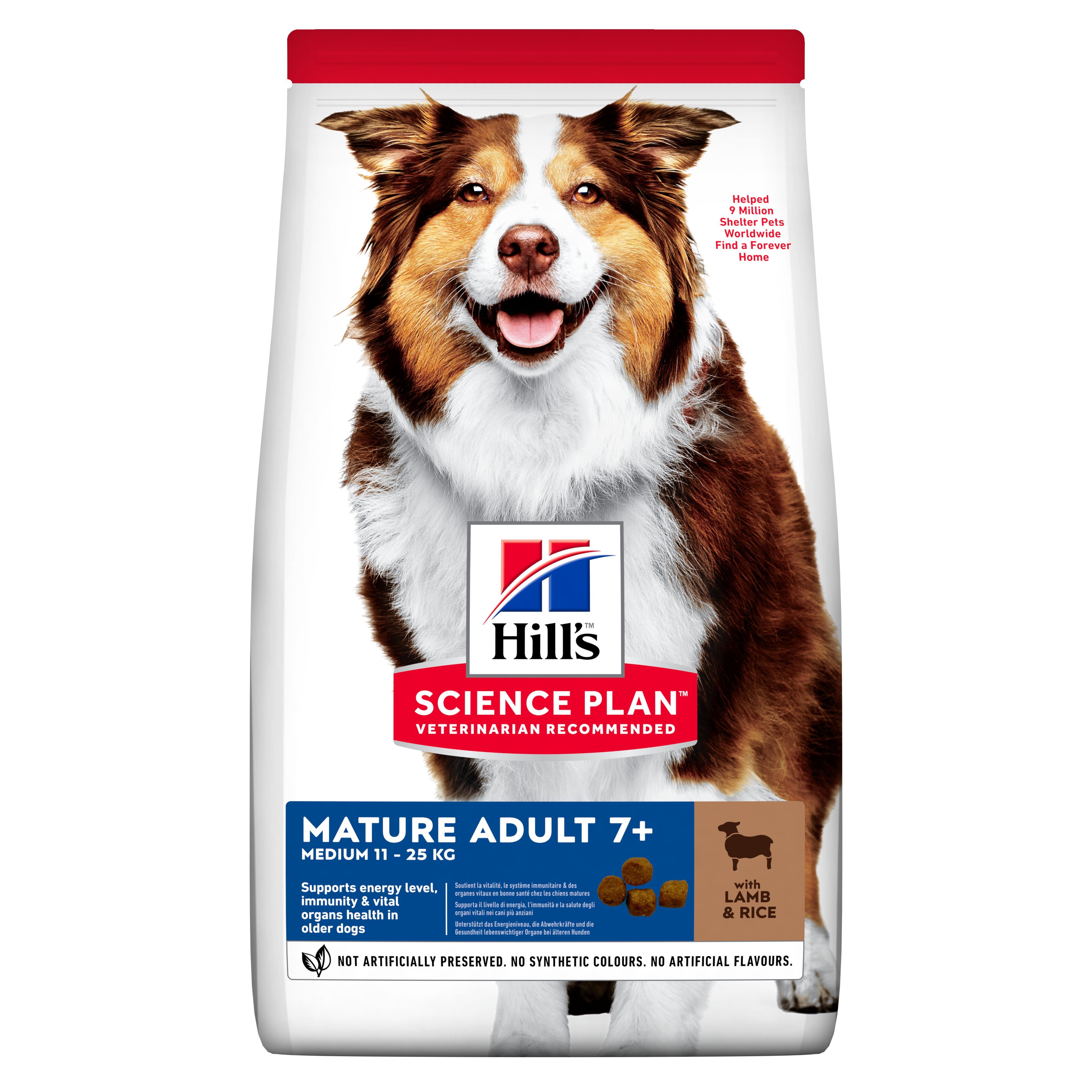 Hill's Science Plan Canine Mature Adult 7+ Medium Janje i Riža 14kg