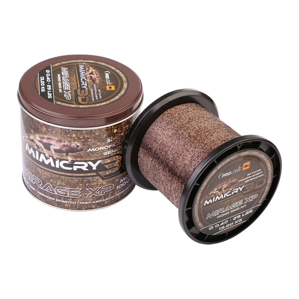 Prologic Flaks MIMICRY MIRAGE XP 1000M BROWN 0.25MM 5.2KG 11LBS