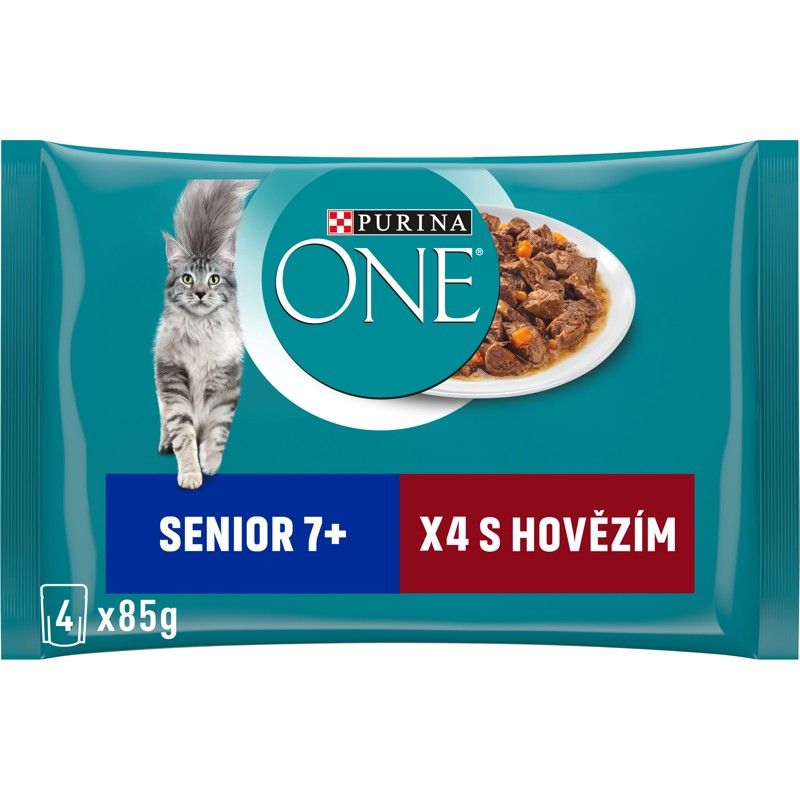 PURINA ONE SENIOR 7+ multibalenie 4 x 85 g