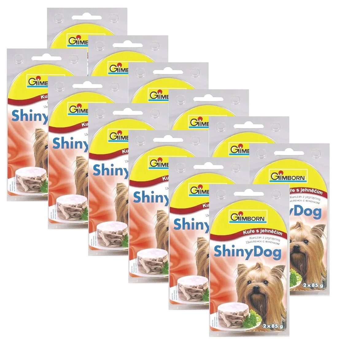 Gimborn ShinyDog piletina s janjetinom 12 x (2 x 85 g)